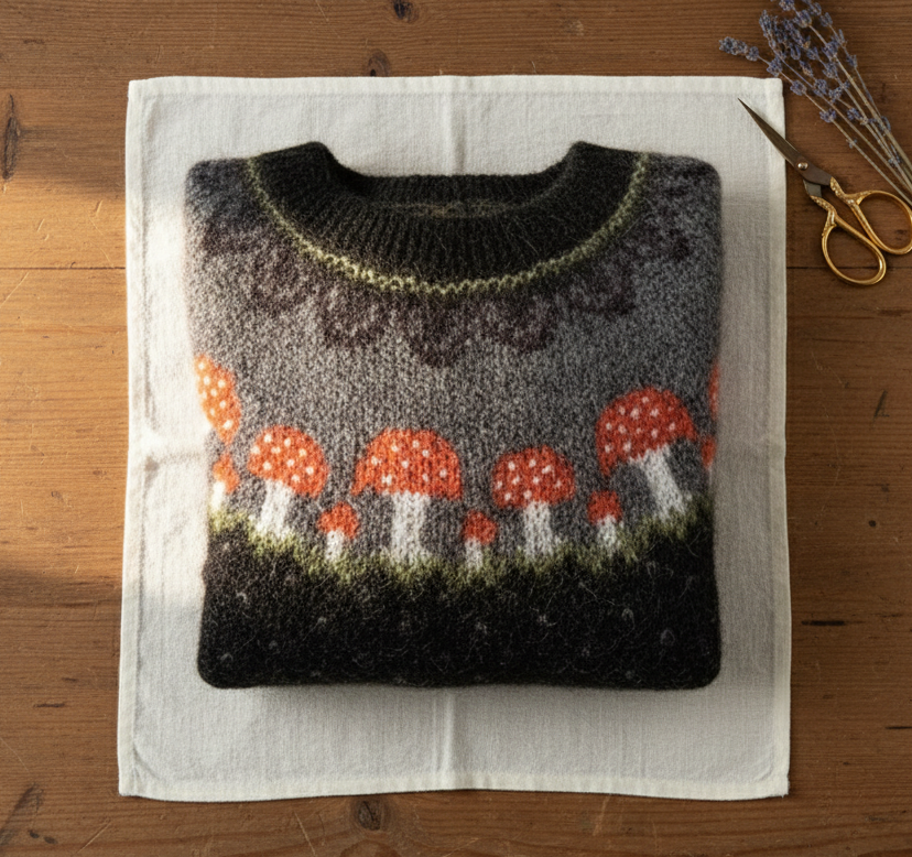The Mushroom Meadow Sweater