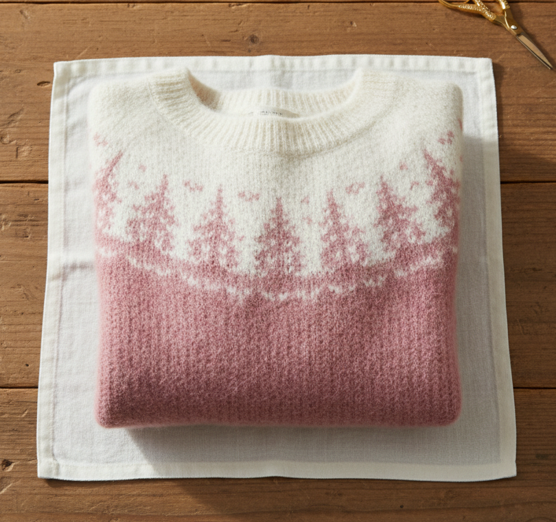 The Pink Pines Sweater