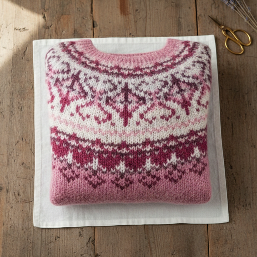 The Aurora Rose Sweater