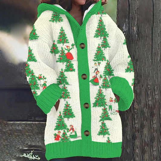 Classic Christmas Celebration Cardigan