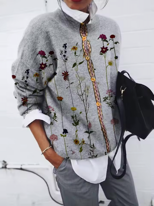 The Wildflower Stems Sweater