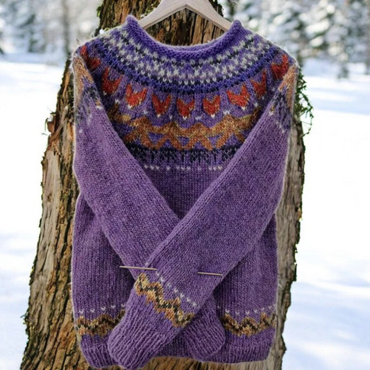 The Plum Garden Sweater